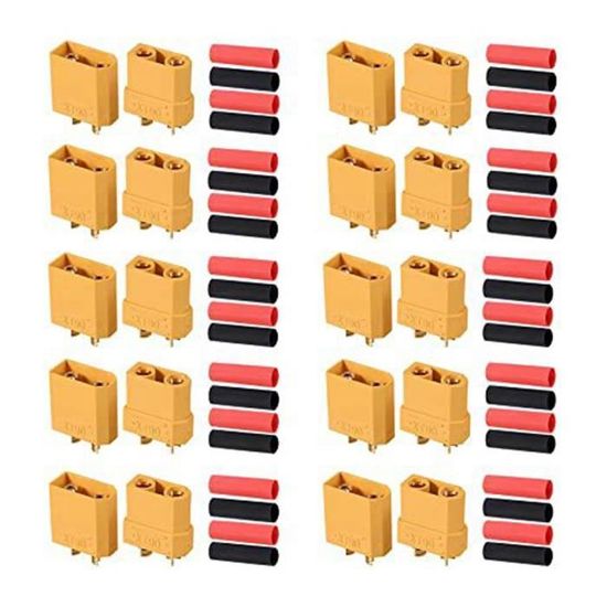 Lot De 10 Paires Connecteurs QS8-S Anti-étincelles Pour Batterie RC Lipo - 8MM - Neuf