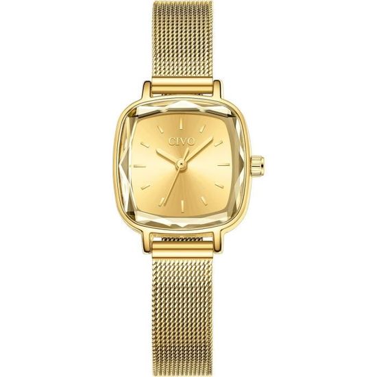 Montre Bracelet Femme Acier Inoxydable - Neuf Avec Boîte Et Documents - Style Classique Sans Marque