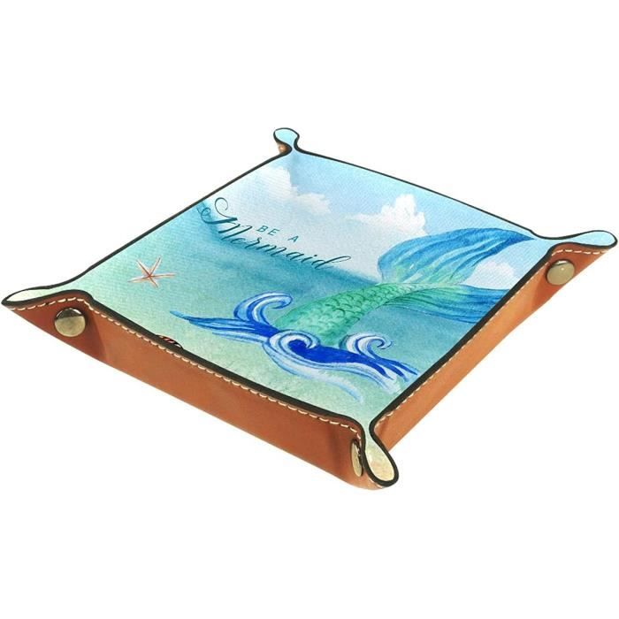 Vide Poche En Cuir,Plateau En Cuir,Valet Plateau,organisateur De Bureau,animal De Beauté