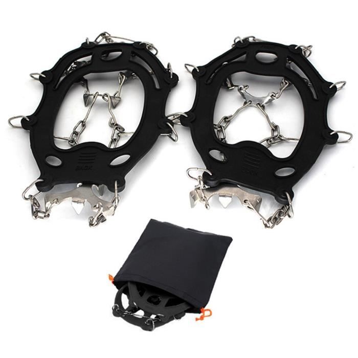 1 Paire De Crampons à Glace – Pointes Acier Pour Chaussures De Neige, Escalade, Randonnée