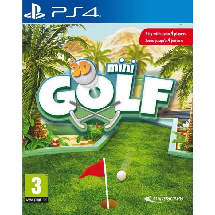 Just For Games 3D Minigolf Jeu PS4