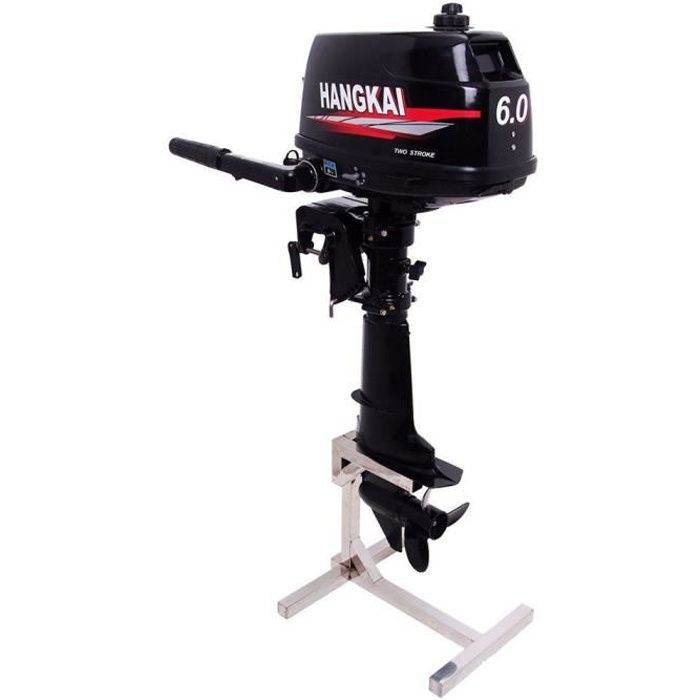 2TEMPS Moteur hors-bord 6CV moteur hors-bord moteur à moteur arbre court 40cm