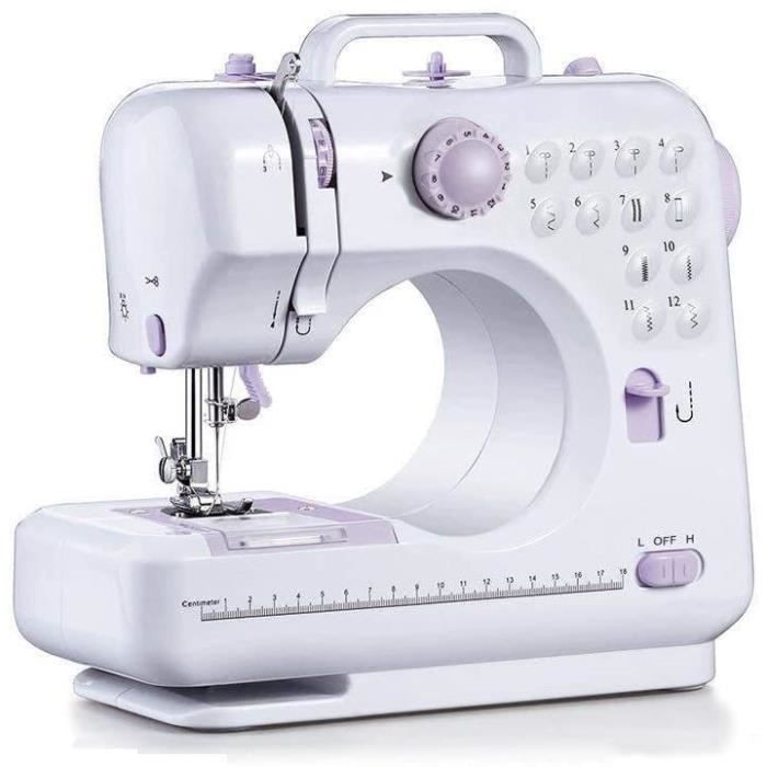 SURJETEUSE Machine À Coudre Multifonction Rapide De Surjet De Broderie Électrique Portable Machine À Coudre 716