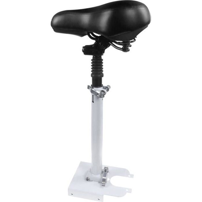 SELLE PLIANTE BLANCHE POUR TROTTINETTE ELECTRIQUE YOUIN/XIAOMI
