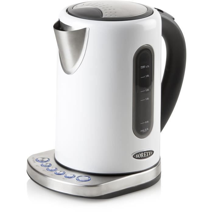 Bouilloire BORETTI - Blanc - 1,7L - 2200W B512