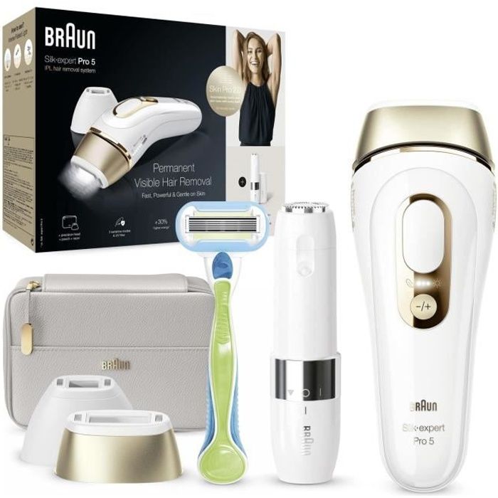 Appareil à lumière pulsée IPL Braun SilkExpertPro PL5159 Blanc