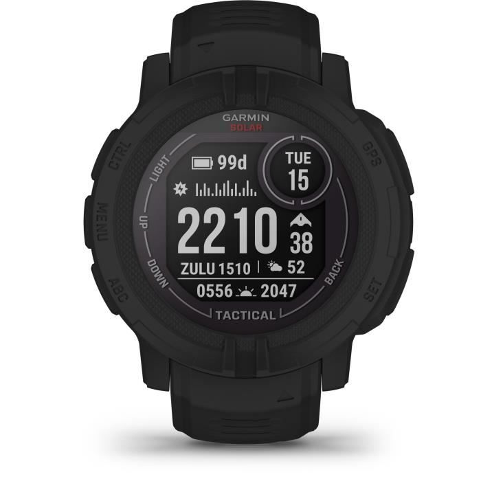 Montre connectée - GARMIN - Instinct 2 Solar - Tactical
