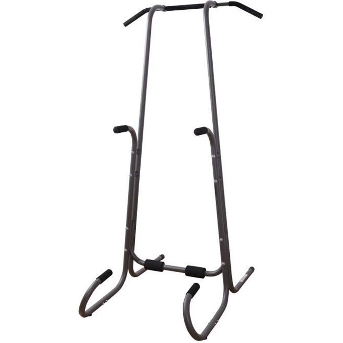 ISE Power Tower Pull Up Barre de Traction Chaise Romaine Multifonctions,Dips Station Chin Up Bar réglable pour Fitness