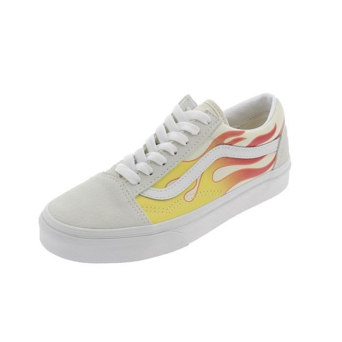 VANS FLAME OLD SKOOL CHAUSSURES DE SPORT BLANC VN0A4U3B223