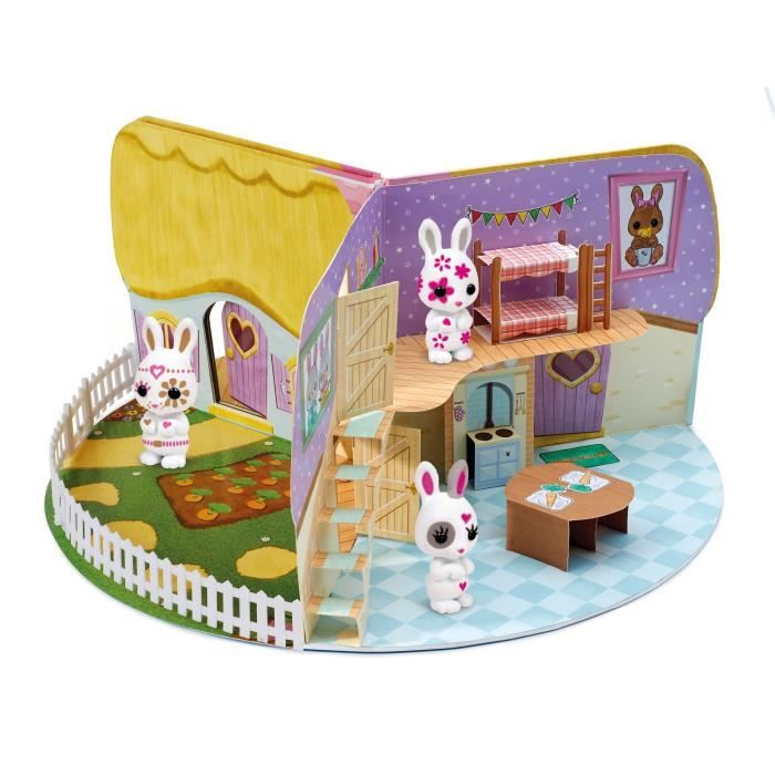 TOMY Fuzzikins - Chez ma famille lapinous