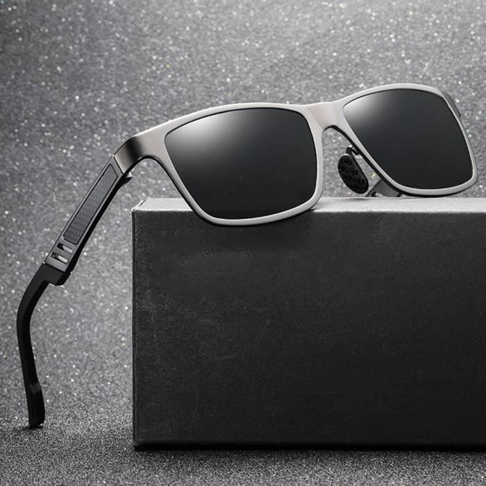 RMEGA® Glexal Police Hommes et femme Lunettes De Pêche Polarisées Lunettes De Soleil Lunettes De Pilote Anti UV Lunettes De Conduite