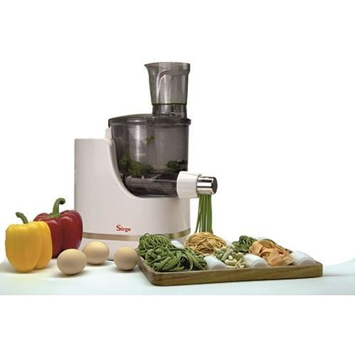 Sirge PASTAFAVOLOSA Machine à pâtes avec balance et système d'extrusion innovant 220W - 18 types de pâtes