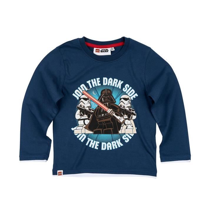 LEGO STAR WARS T-shirt Manches longues garçon foncé parfum imprimé denim foncé