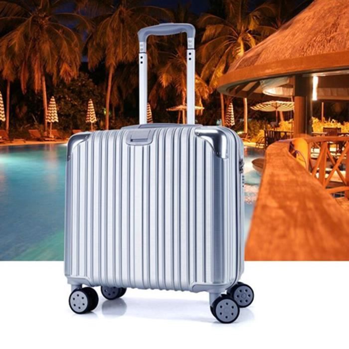 Valise Roulant Argent