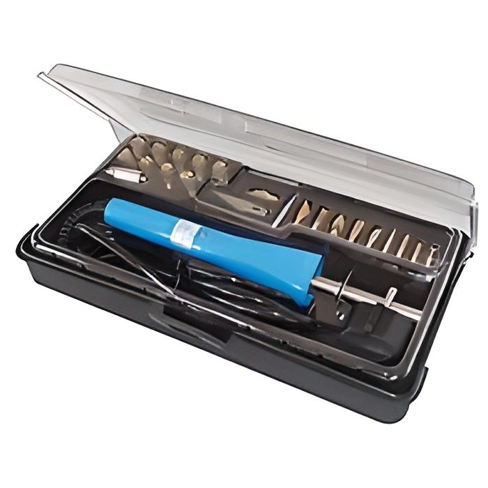 PYROGRAVEUR KIT PYROGRAVURE 23 PANNES+ACCESSOIRES