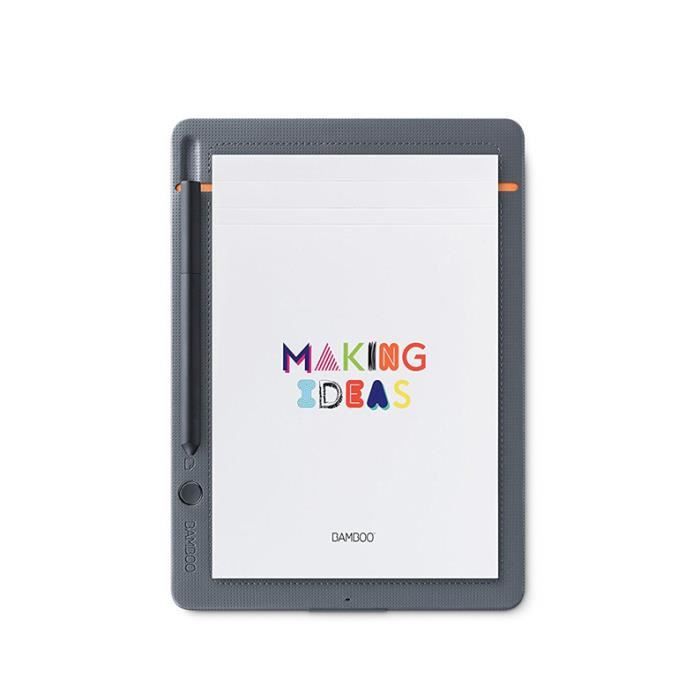 Wacom Smartpad Bamboo - Slate Bloc-notes Connecté pour Tablette - grand - Gris