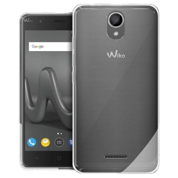 Coque Wiko Harry Protection silicone gel transparente d'origine Wiko