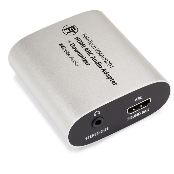 Feintech Convertisseur HDMI-ARC/eARC 8K – Répartiteur TV vers barre de son + sortie casque (Dolby Digital 5.1)
