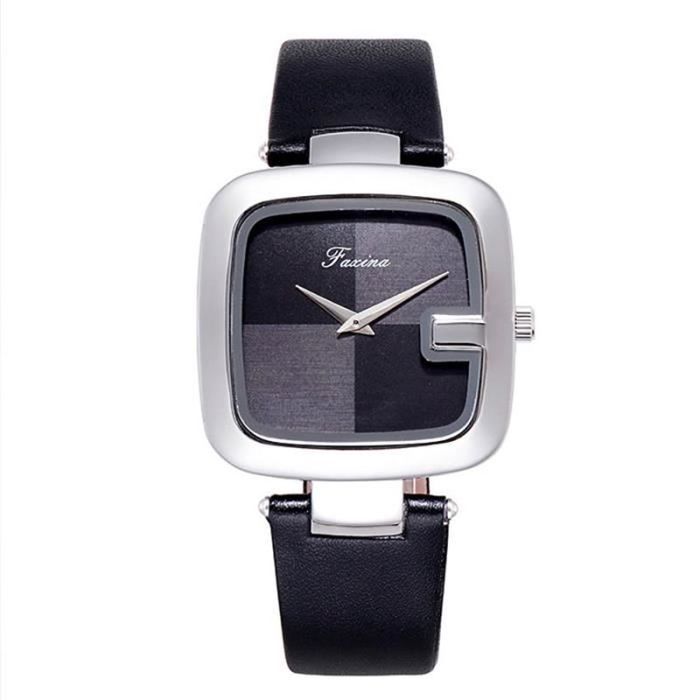 Montre-bracelet Femme Viviani - Cadre Carré Acier Inox, Quartz, Occasion à Réparer