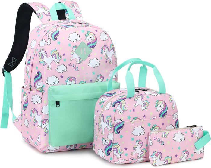 Cartable Fille Primaire Sac À Dos College Enfants Ados, Sac À Dos