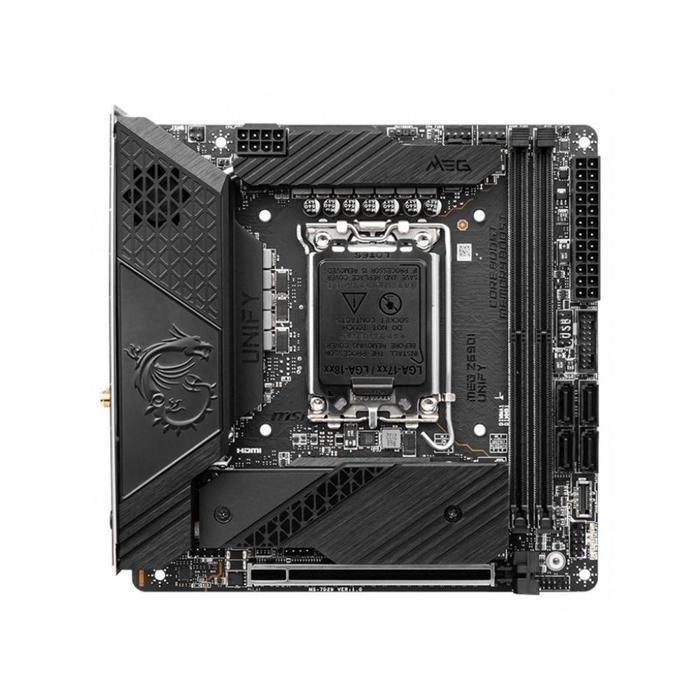 Carte mère MSI MEG Z690I UNIFY Intel Z690 LGA 1700 2xDDR5 SDRAM 64 Go Mini ITX Reconditionné - MSI reconditionné disponible sur Cdiscount Seconde Vie