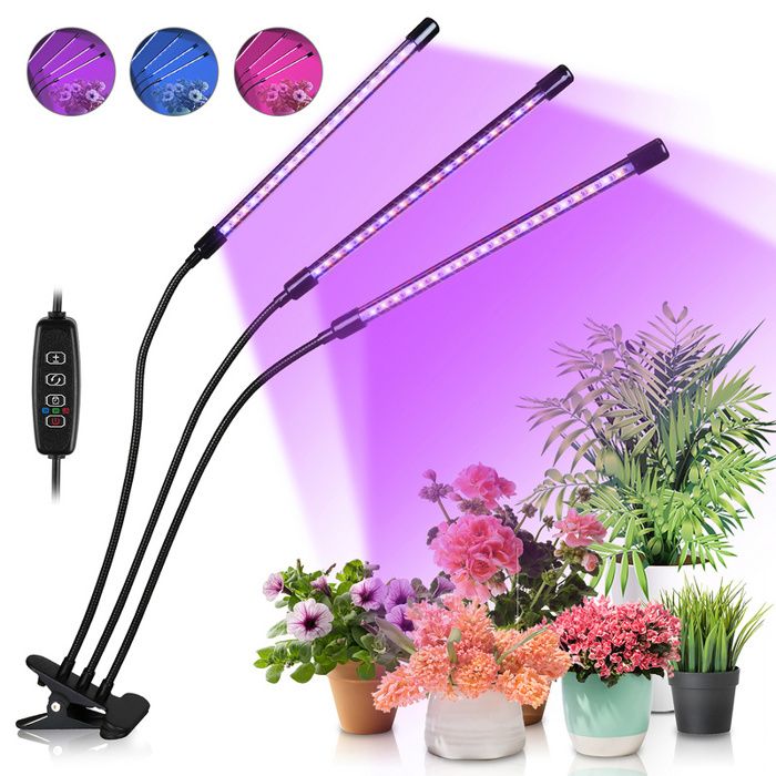 Lampe De Culture LED 600 W Pour Plantes D'intérieur, Spectre Complet, Lampes De Culture à Suspendre Avec Double Interrupteur Pour Semis De Fleurs, Serre Hydroponique, Bleu, Rouge, éclairage UV IR, F