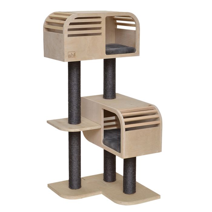 Arbre à chat Ebi Atlas - beige/Anthracite - Beige - 575x565x1235 cm