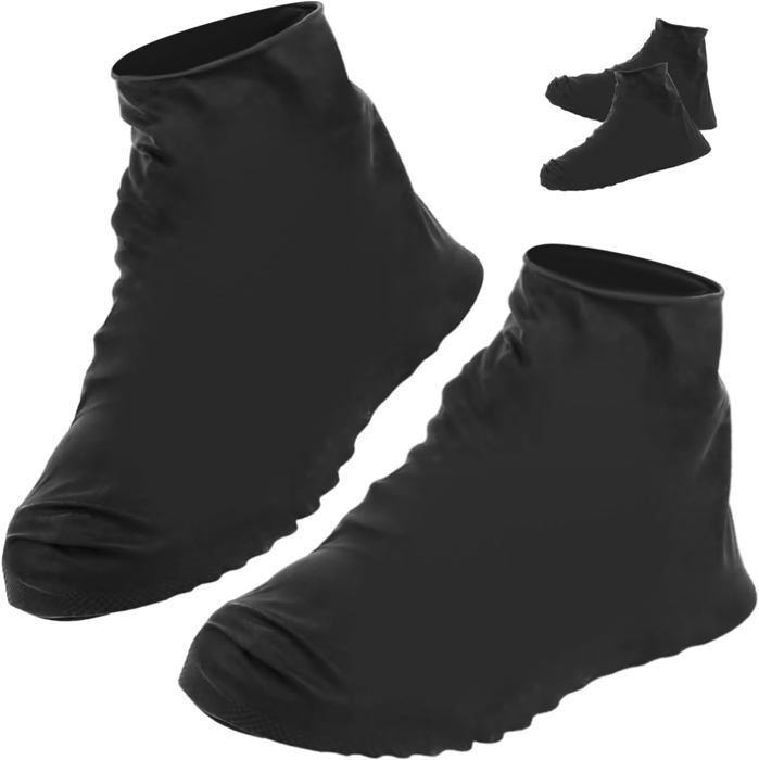 Lot De 5 Paires De Couvre-chaussures Réutilisables, Antidérapantes, Universelles, Douces, Lavables - Couvre-chaussures épais Pour Intérieur Et Laboratoire - Bleu Marine