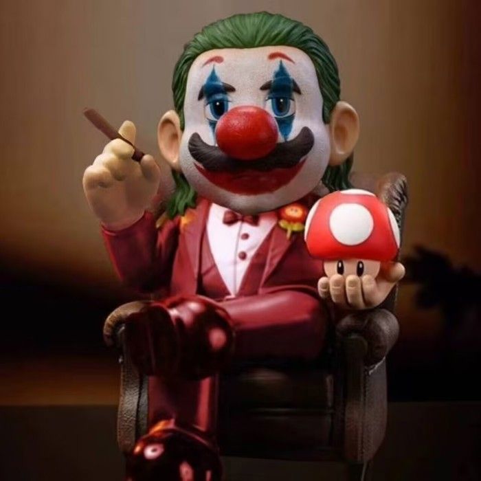 Figurine Joker Mario le parrain - collection statue jouet modèle enfants- Édition Limitée 15 cm