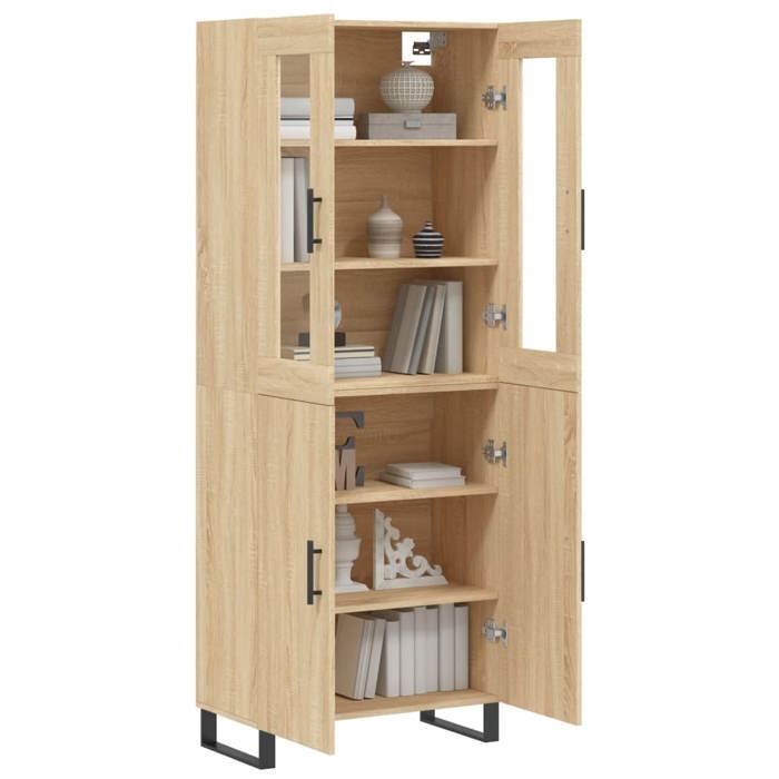 RemiseArmoire haute/Buffet haut - Décor salon/cuisine - Chêne sonoma 695 x 34 x 180 cm Bois dingénierie *aspect pratique6248177