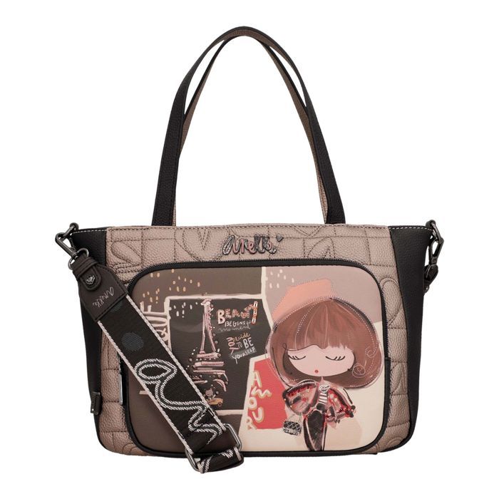 Sac à main - ANEKKE - Mademoiselle Short Handle Bag - Multicolore - 35x21x3 cm - 523g Sac à main - ANEKKE - Mademoiselle Short Handle Bag - Multicolore - 35x21x3 cm - 523g