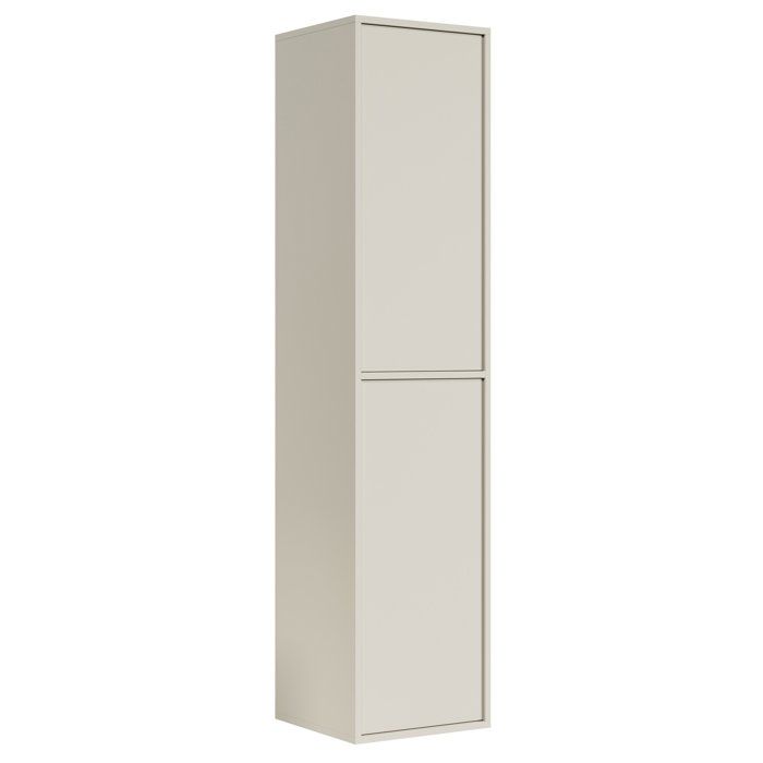 Armoire de rangement Mali 38 x 33 x 160 cm - Cashmere - Colonne suspendue 2 portes Armoire de rangement Mali 38 x 33 x 160 cm - Cashmere - Colonne suspendue 2 portes