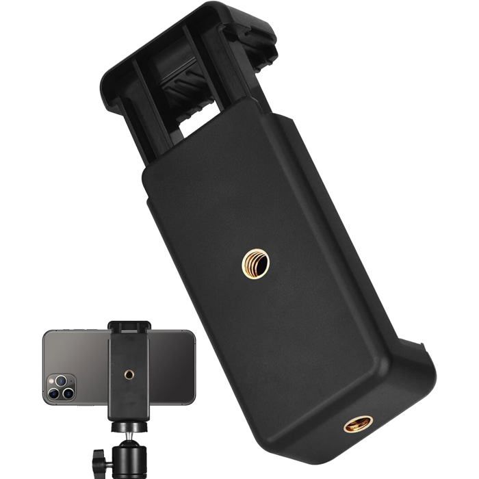 Adaptateur Trepied SmartphoneSupport Telephone Trepied Sans TrousPour SmartphonePerche À SelfieAdjustable Clamp