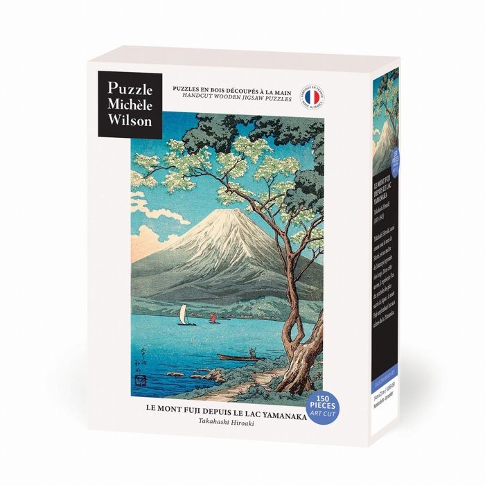 Puzzle - PUZZLE MICHÈLE WILSON - Le Mont Fuji (Takahashi Hiroaki) - 150 pièces - Bois fabriqué main France - 14x21 cm Puzzle - PUZZLE MICHÈLE WILSON - Le Mont Fuji (Takahashi Hiroaki) - 150 pièces - Bois fabriqué main France - 14x21 cm