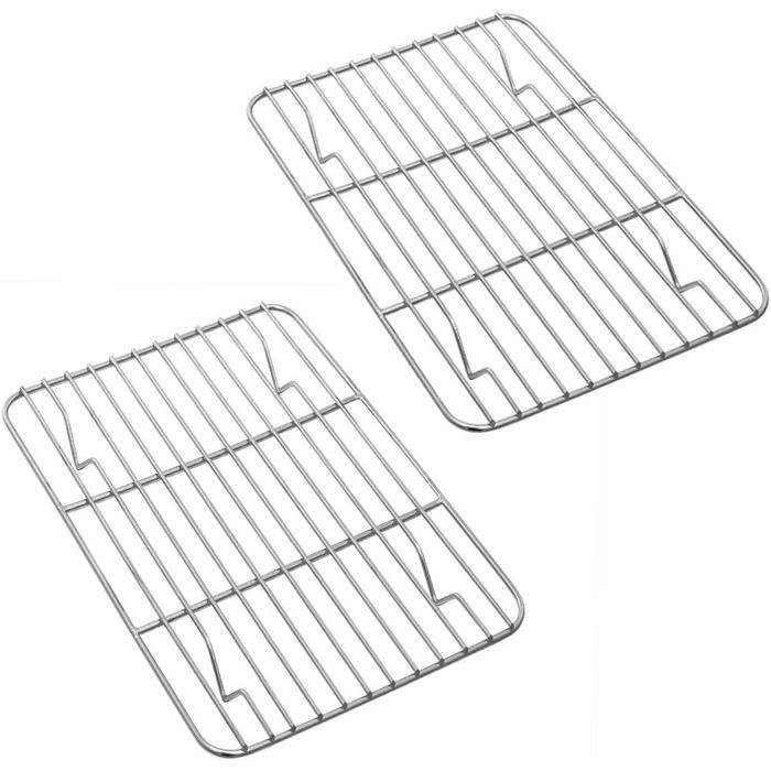 2 grilles de refroidissement dimensions 40 x 30 x 29 cm en acier inoxydable 304.