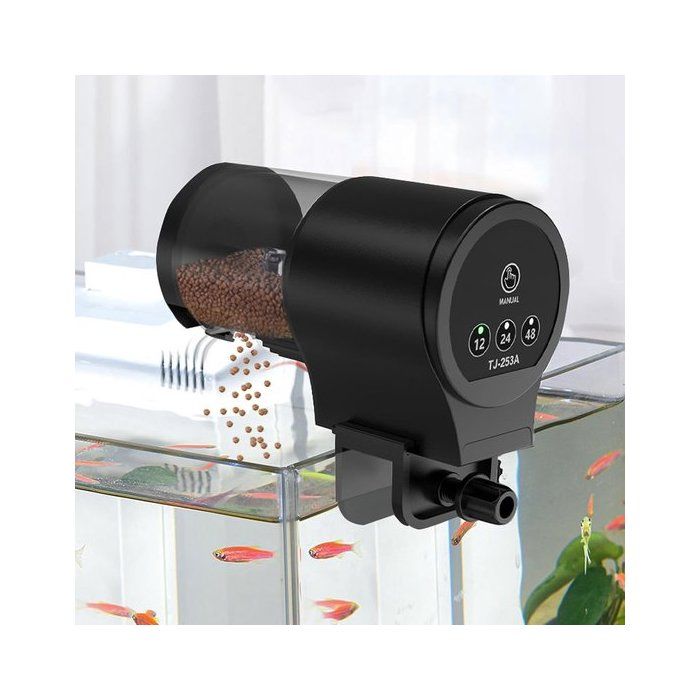 Distributeur automatique de nourriture pour poissons daquarium:100 mlDistributeur de nourriture pour poissons de grande capacité