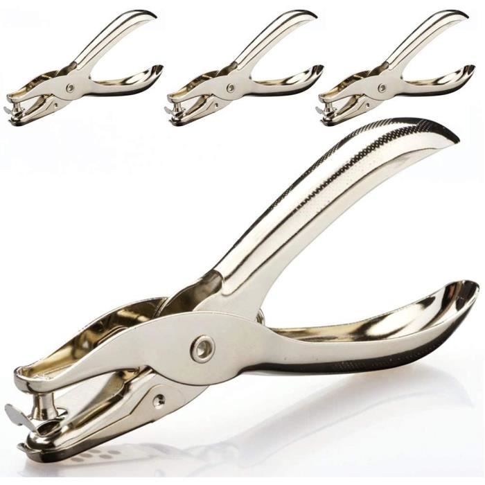Mini Perforateur 1 Trou Portable - Capacité 10 Feuilles, Compact, Avec Anneaux De Reliure Inclus