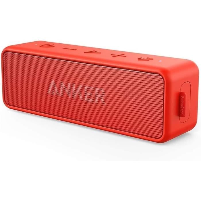 Haut parleur Bluetooth ANKER SoundCore 2 Autonomie 24h Étanche IPX7 Basses puissantes - vue 1