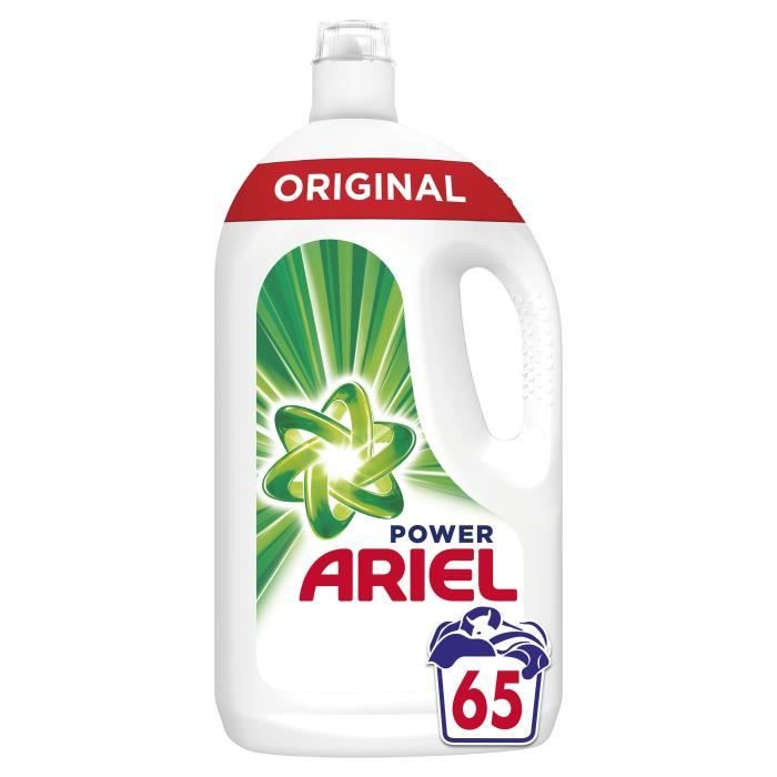 Ariel Original Lessive Liquide, 65 Lavages (3.575L ), Élimination