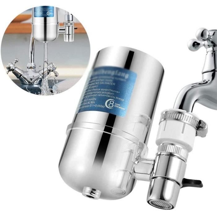Weiai Robinet Filtre à Eau Système de Filtration Ultra Absorbe matériaux Compatible Standard robinets 