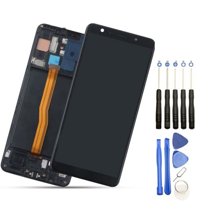 Écran LCD Complet + Vitre Tactile Pour Huawei Y6 2019 - Noir, Avec Outils De Montage