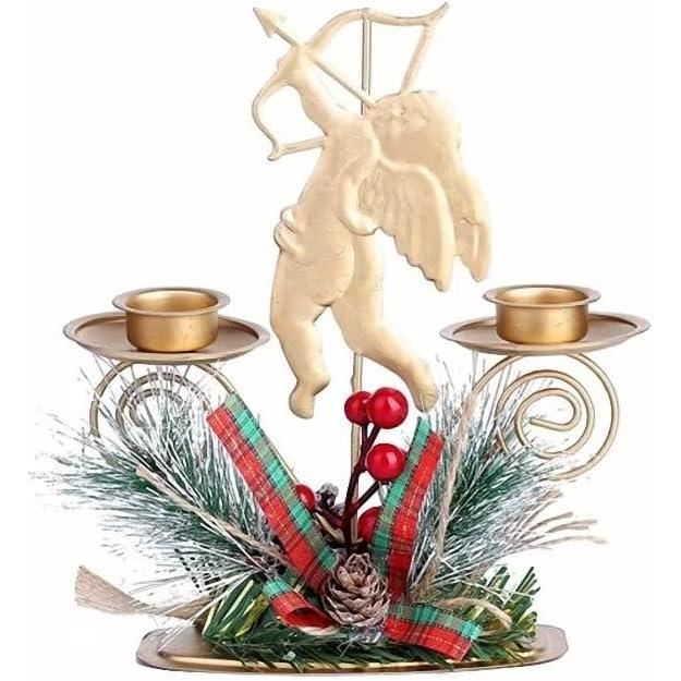 Lot De 3 Bougeoirs De Noël Pour Décoration De Table - Bougeoirs Festifs En Style Côtelé | Noir | Pour Bougies Chauffantes Ou Tealights