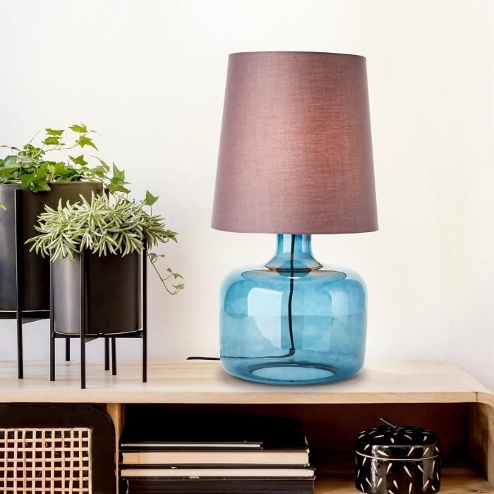 Lampes de table en céramique colonne abat-jour Safavieh Lola Crisp, 30