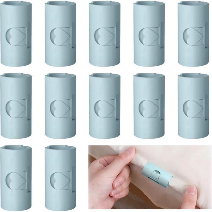 12 pinces à draps tendeurs de draps pinces de fixation pour draps support de drap maintient le drap en place