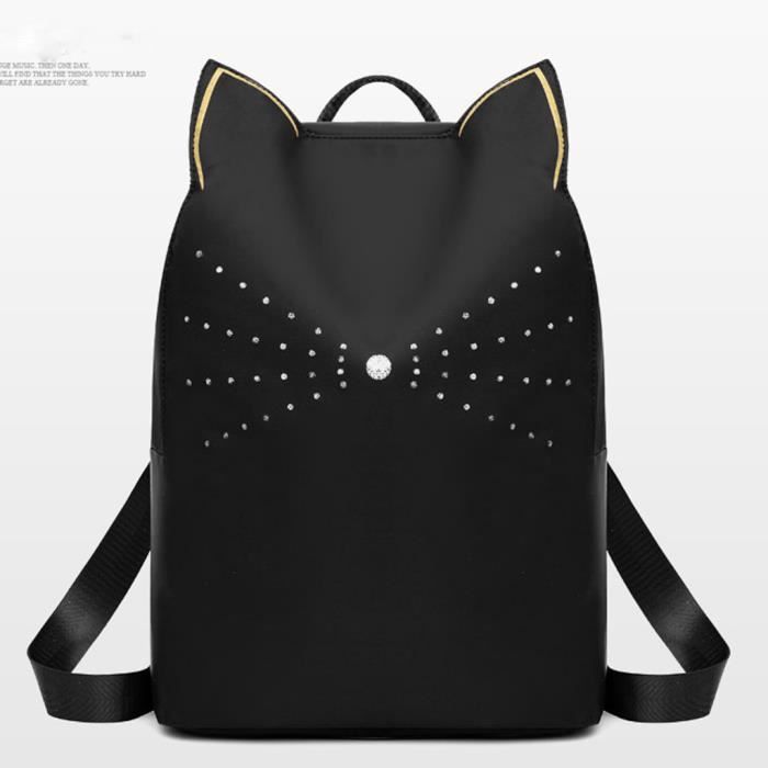 Femme Trendy Chat Oreille Forme Sac A Dos Campus Ladies Mignon Style De Loisirs Sac A Dos Noir Cdiscount Bagagerie Maroquinerie Femme Trendy Chat Oreille Forme Sac A Dos Campus Ladies Mignon Style De Loisirs Sac A Dos Noir Cdiscount Bagagerie Maroquinerie