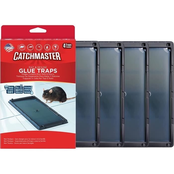 Raticide Pour Fouine 12 Pièces Plaques Collantes Souris,Professionnel Pièges à Souris Plaque Glue Souris