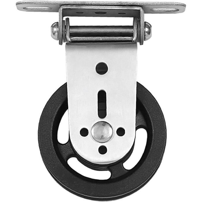 Mucola Poulie De Renvoi 4 Tonnes Treuil à Câble Tendeur à Câble En Acier Treuil Forestier Poulie De Levage Poulie De Chantier Snatchblock