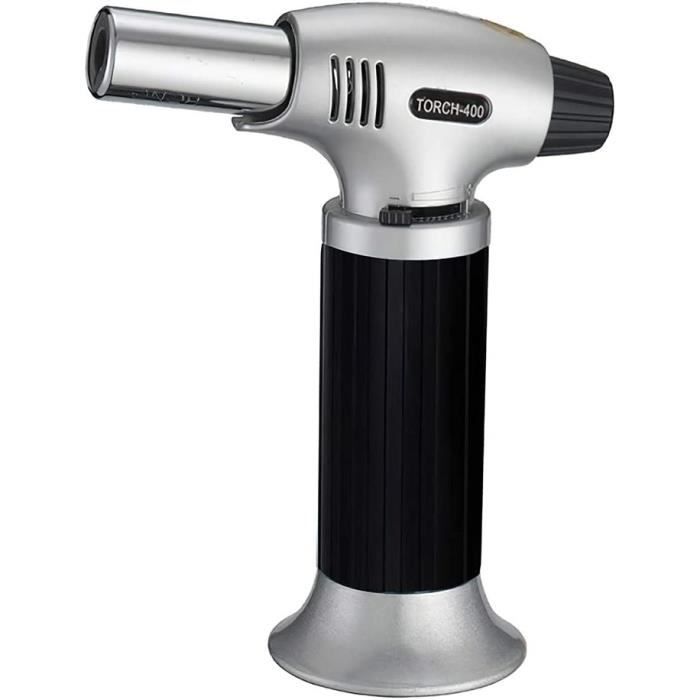 Chalumeau De Cuisine DMJJSD Au Butane - Flamme Réglable Jusqu'à 1565°C, Portable Et Rechargeable