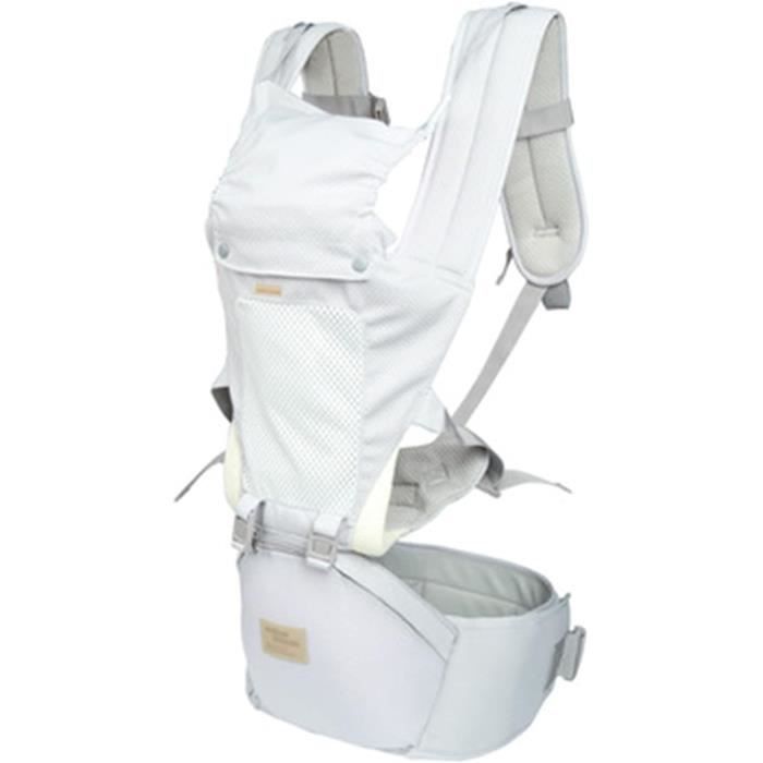 Porte-Bébé Ergonomique Bebear - Siège Hanche - Coton Respirant - 0-36 Mois - Multiposition