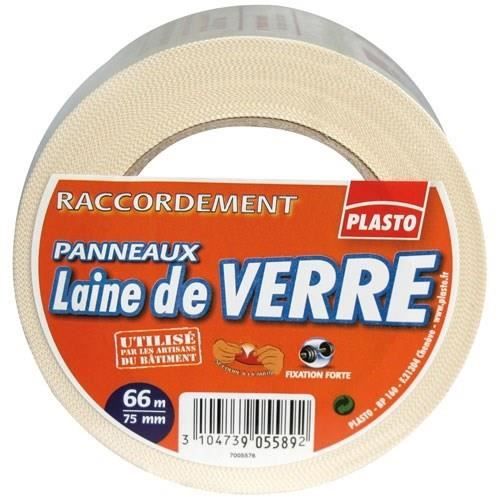 Plasto Raccord adhésif pour laine de verre et roche L.66 m
